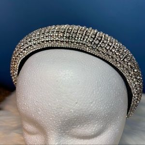 NEW Gorgeous Rhinestone Headband Tiara Felt Lined